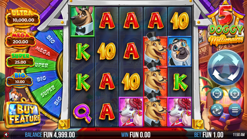 5 Doggy Millionaires Dream Drop Slot Review