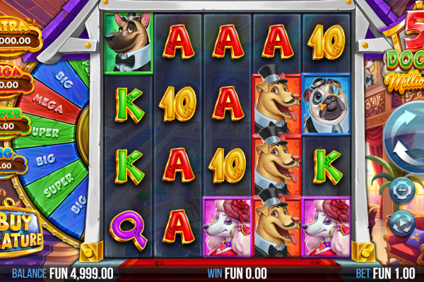 5 Doggy Millionaires Dream Drop Slot Review